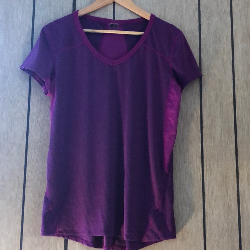 V- neck athletic shirt